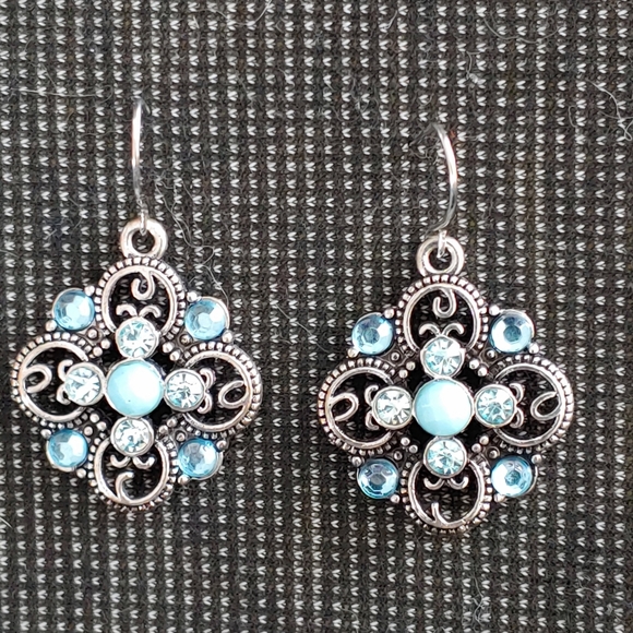 Dress Barn Jewelry - Silver Rhinestone Earrings